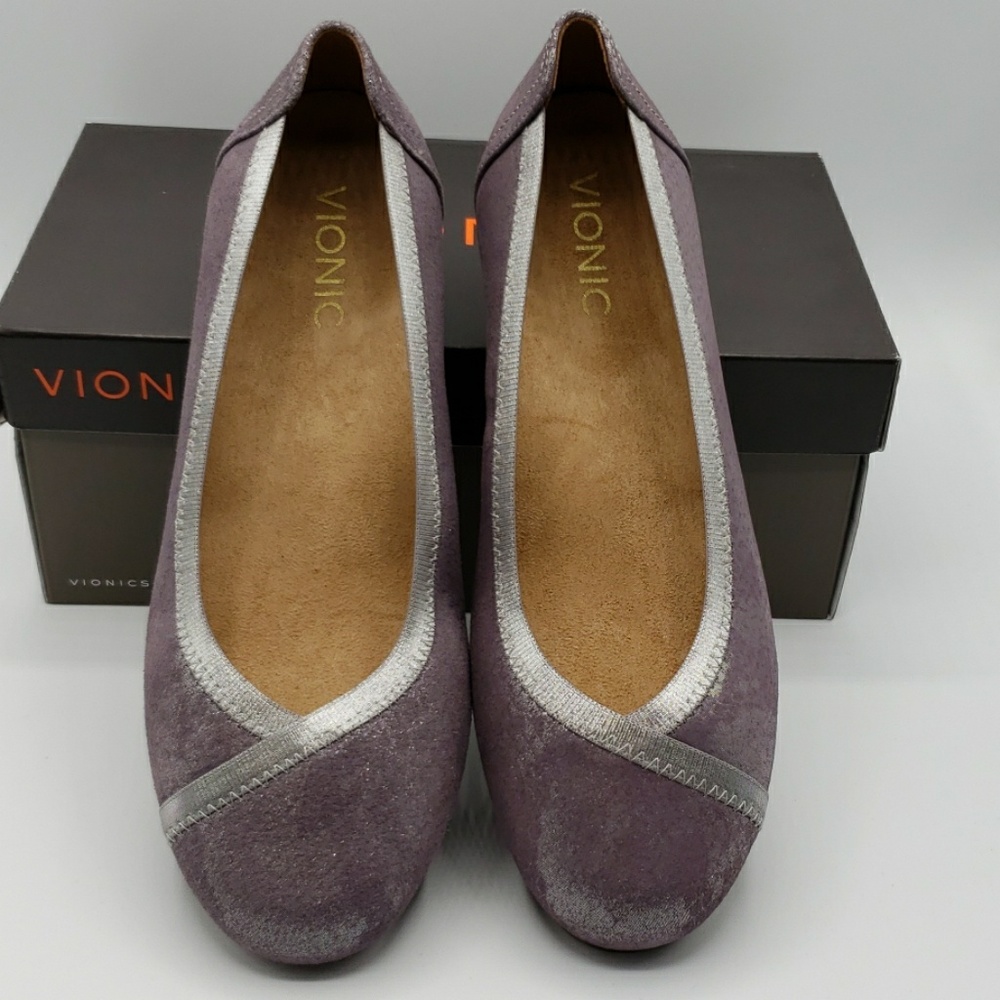 VIONIC SPARK CAROLL in PEWTER (lavender) NEW